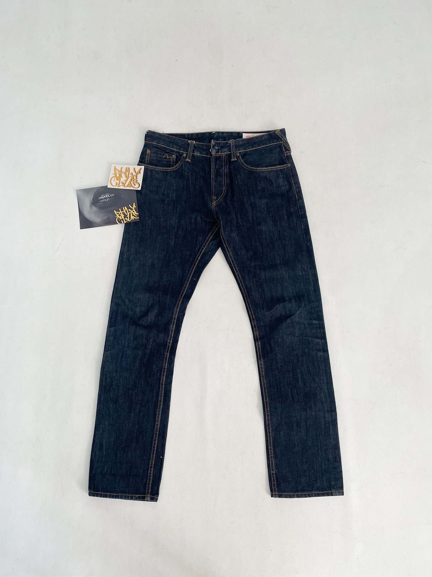 EVISU RED DAICOCK (SKULL) JEANS