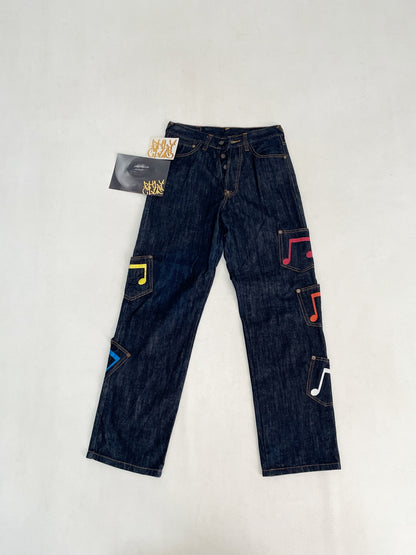 EVISU MULTIPOCKET REGULAR JEANS