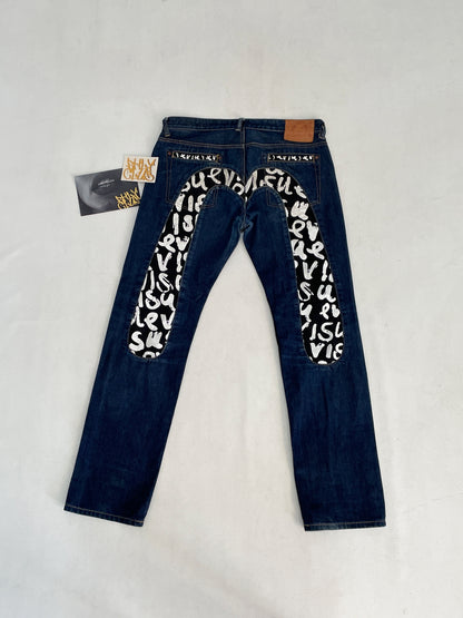EVISU DAICOCK JAPANESE SELVEDGE DENIM JEANS