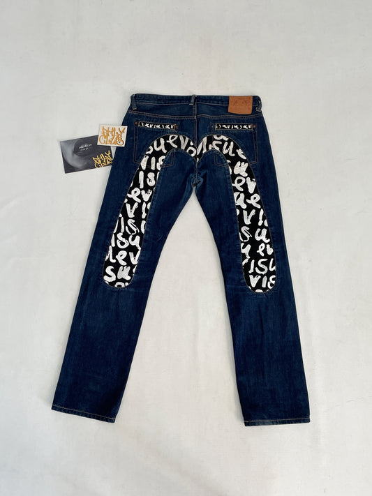 EVISU DAICOCK JAPANESE SELVEDGE DENIM JEANS